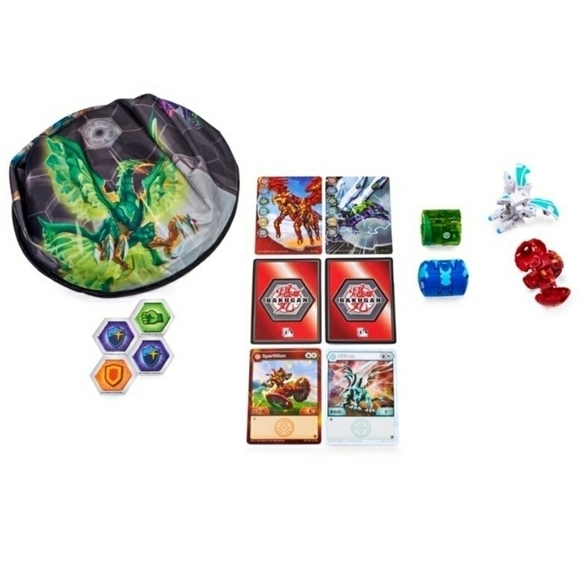 BAKUGAN Geogan Rising Set Face Off 2021 NEW SEALED Cards + Mat - Picture 3 of 5